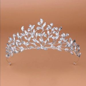 Rhinestone Hair Crown Tiara Bridal
